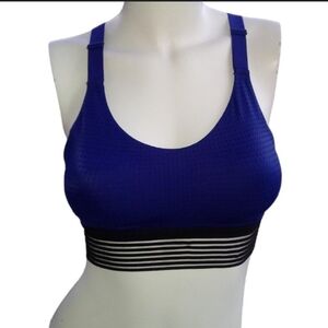 Victoria's Secret Blue and Black Sports Bra